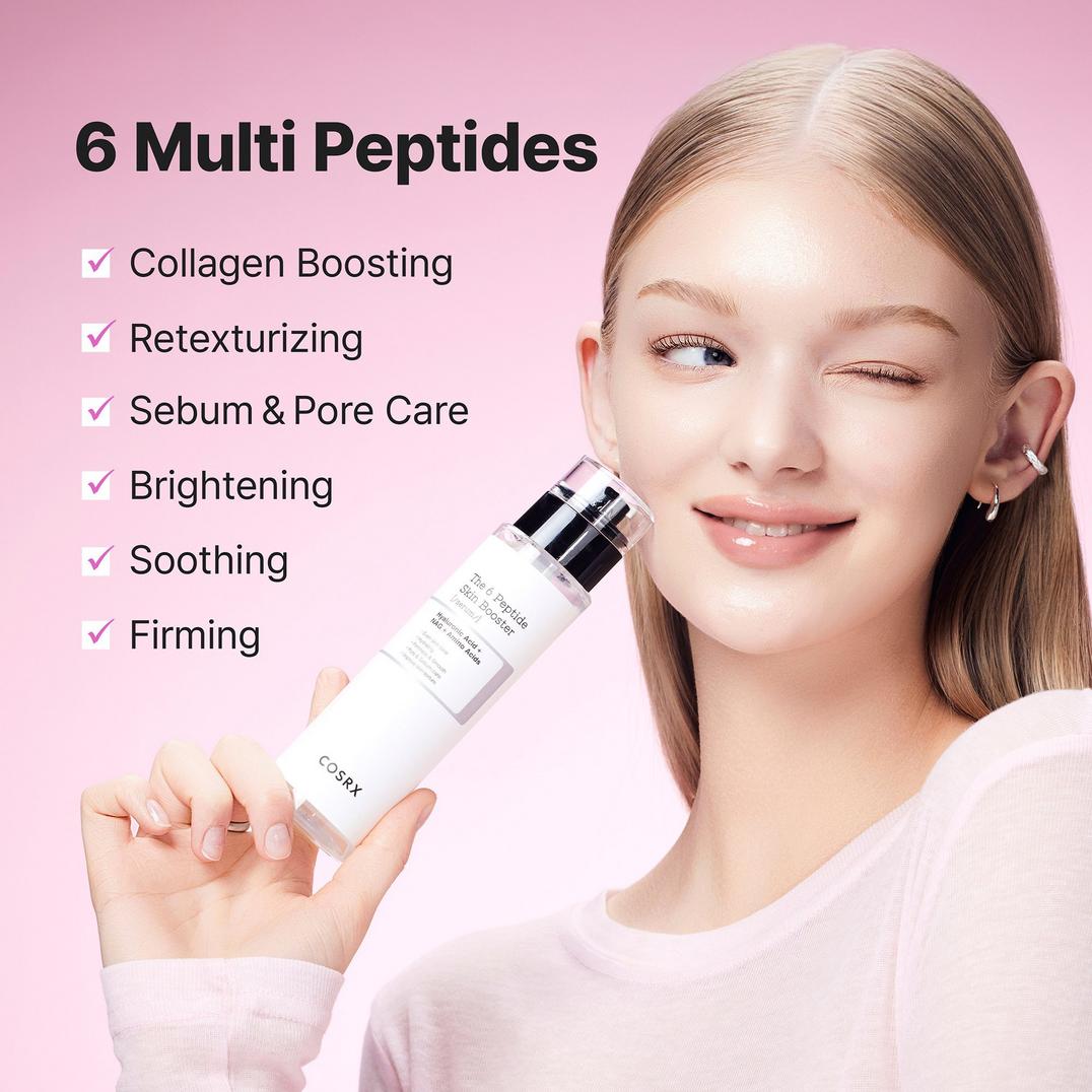 COSRX The 6 Peptide Skin Booster Serum with Niacinamide & Hyaluronic Acid