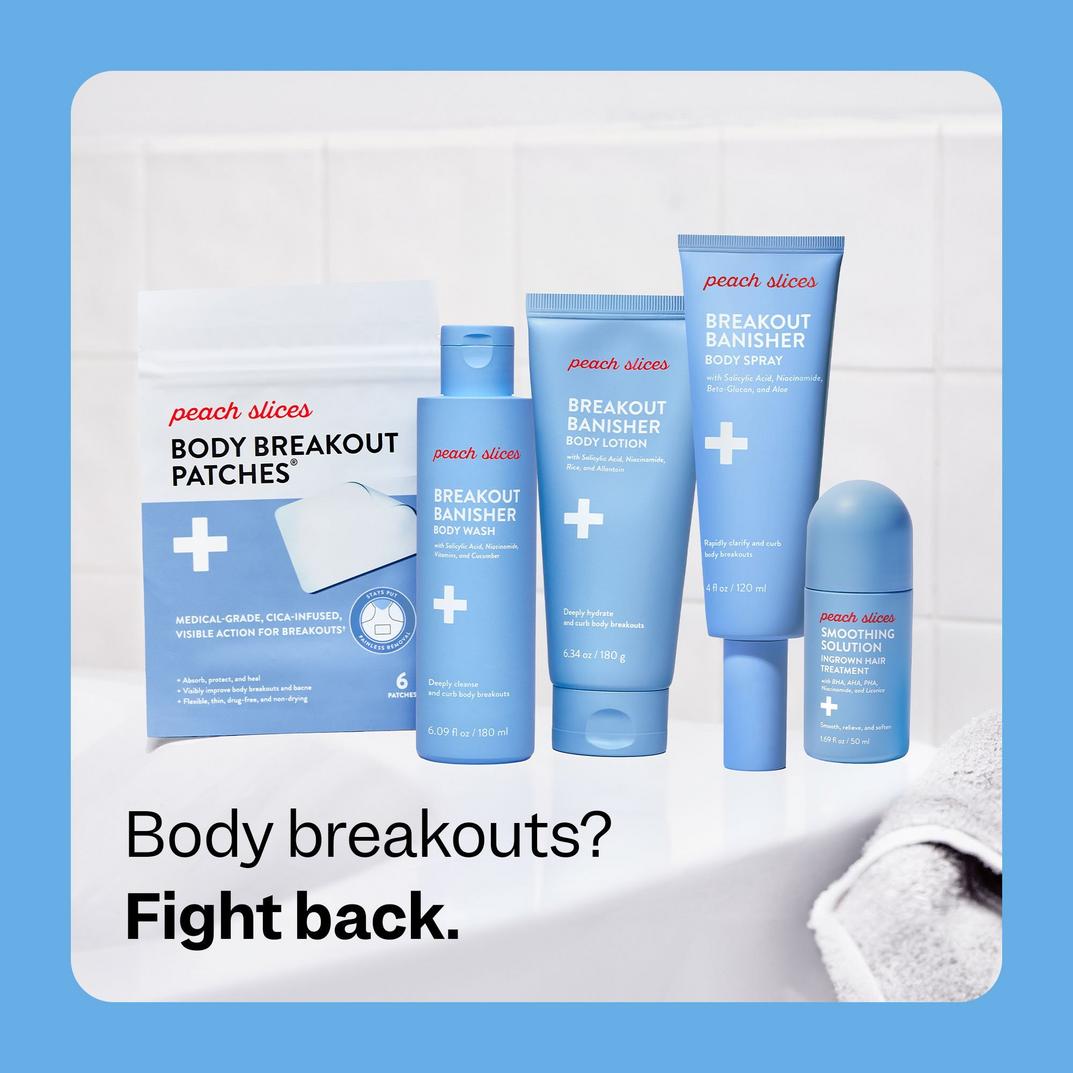 Peach Slices Body Breakout Patches
