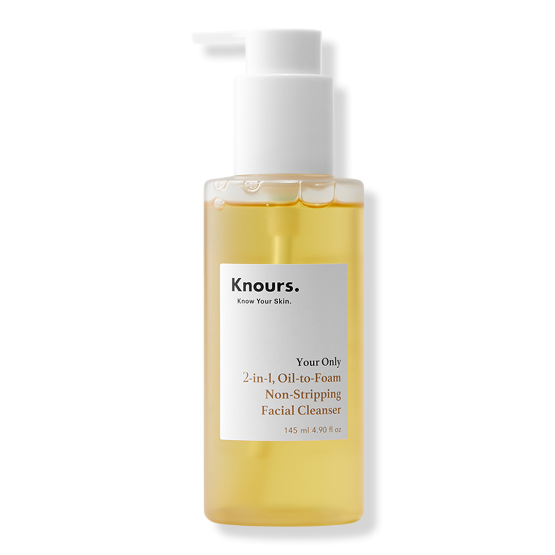 Knours. 2-in-1 Oil-to-Foam Non-Stripping Facial Cleanser
