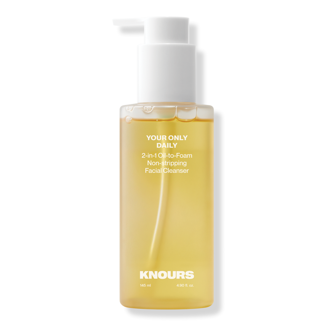 Knours. 2-in-1 Oil-to-Foam Non-Stripping Facial Cleanser