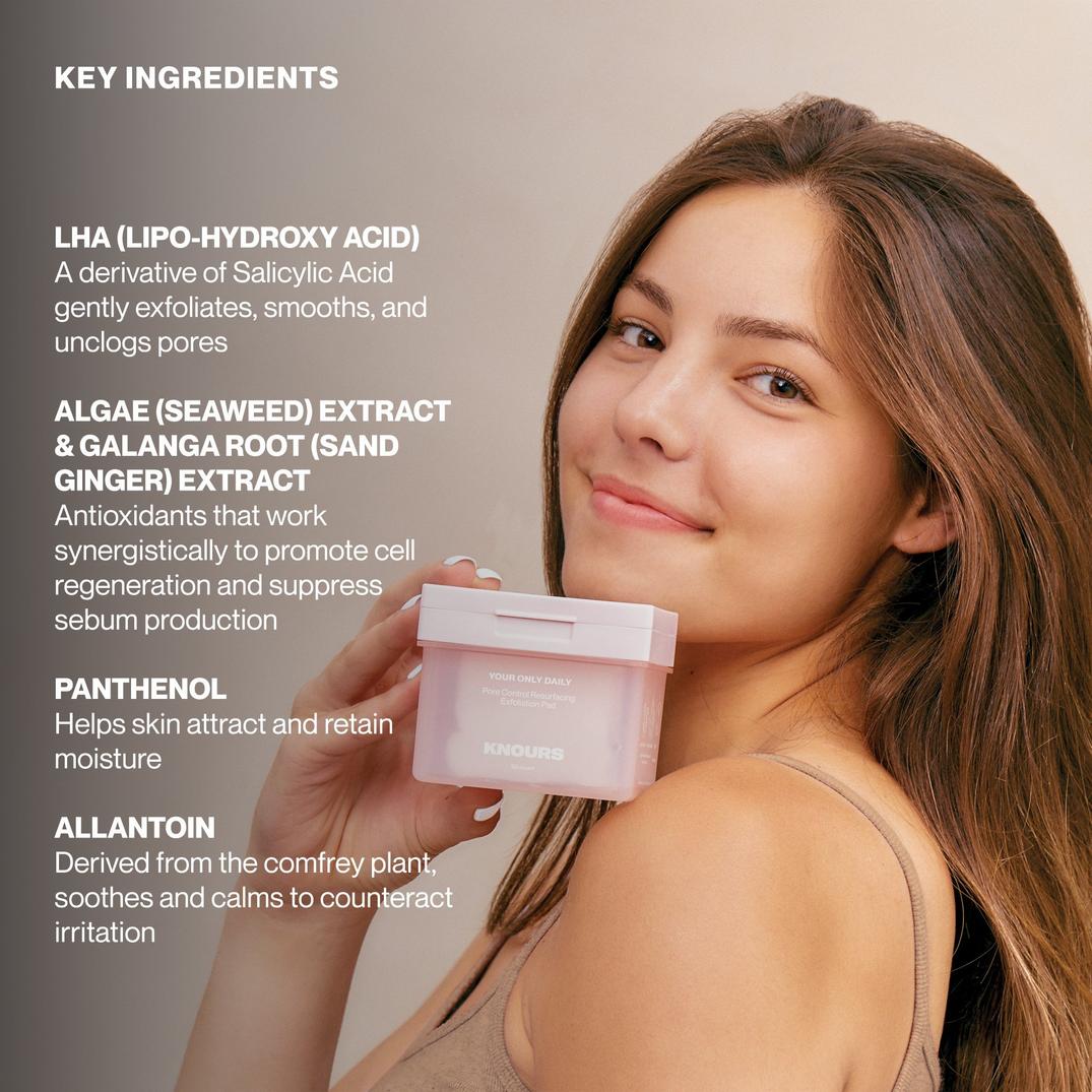 Knours. Pore Control Resurfacing Exfoliation Pad