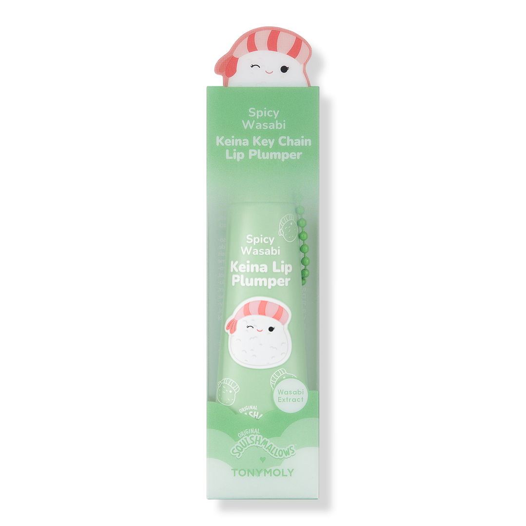 TONYMOLY Squishmallows Keina Spicy Wasabi Key Chain Lip Plumper
