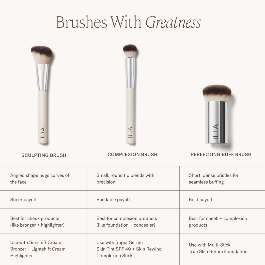 ILIA Sculpting Brush with Synthetic Bristles