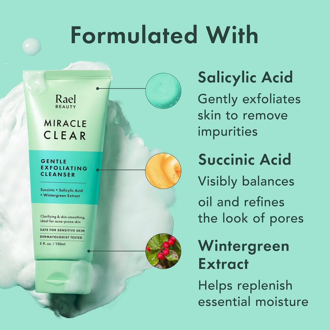 Rael Miracle Clear Exfoliating Cleanser