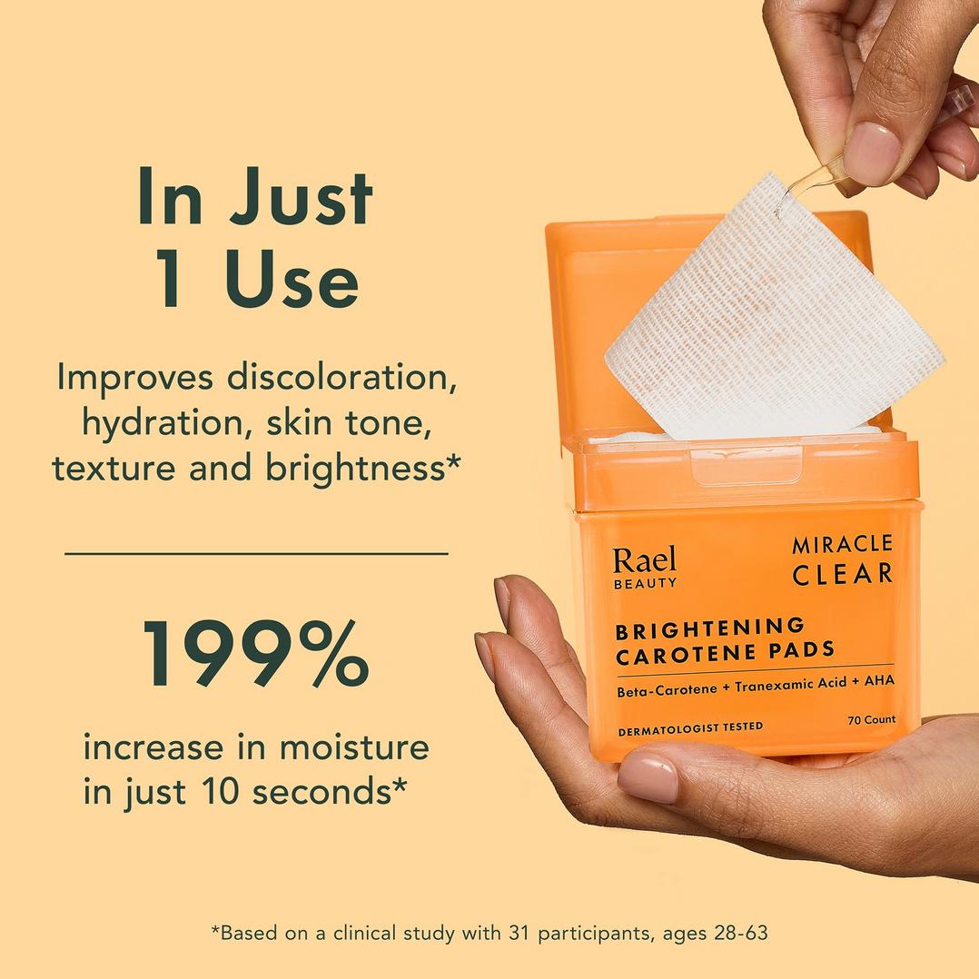 Rael Miracle Clear Brightening Carotene Pads
