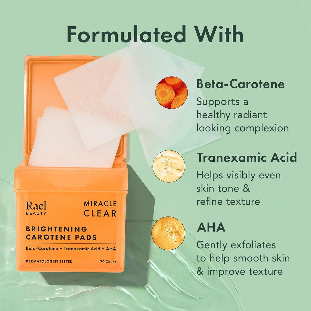 Rael Miracle Clear Brightening Carotene Pads