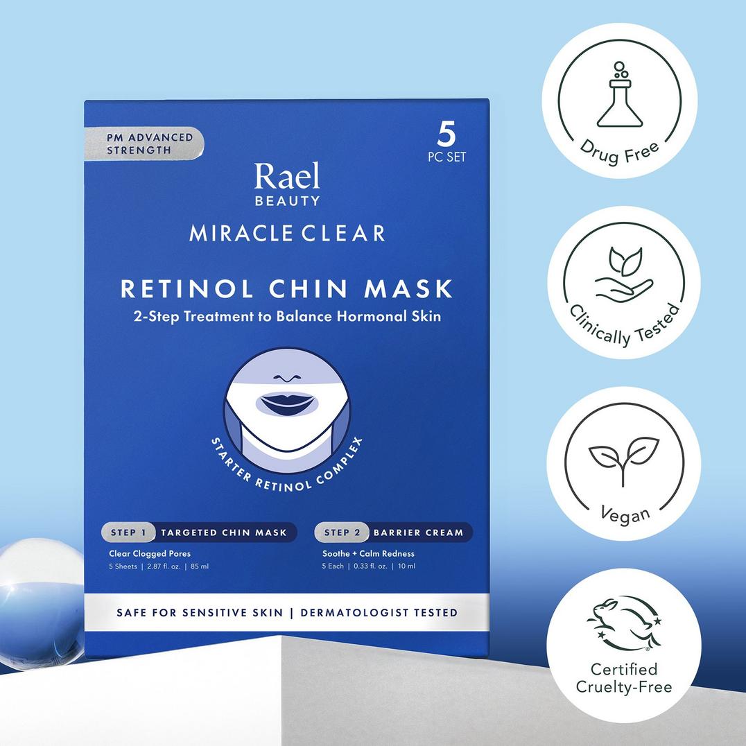 Rael Miracle Clear Retinol Chin Mask Set
