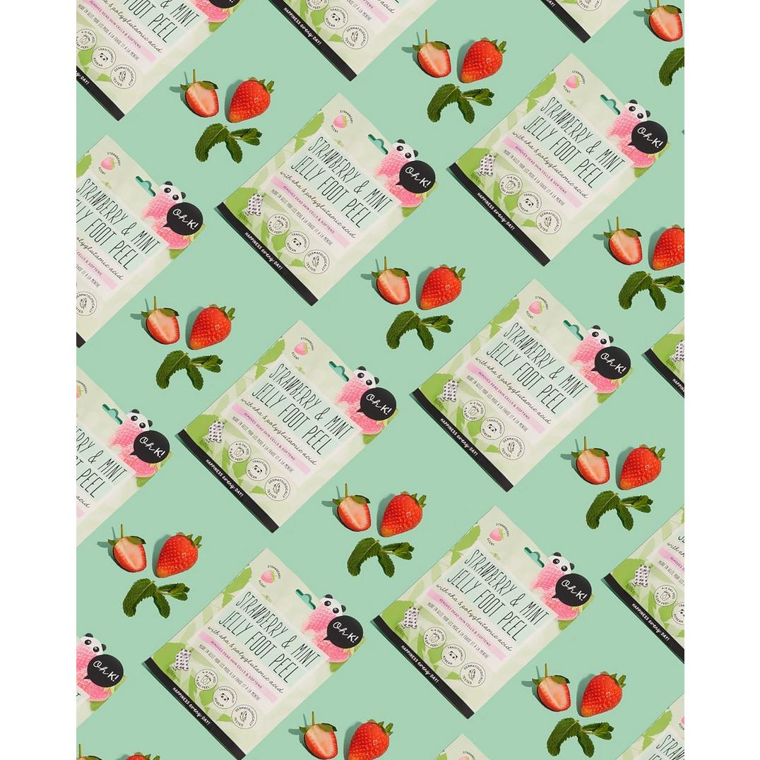 Oh K! Strawberry & Mint Jelly Foot Peel