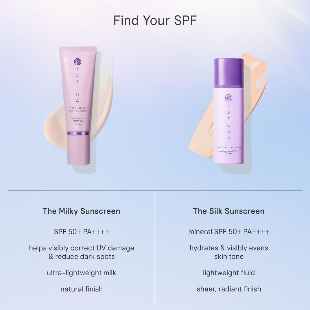 TATCHA The Silk Sunscreen SPF 50 Weightless Mineral Sunscreen