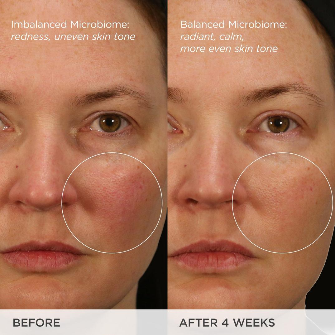 Tatcha Indigo Overnight Repair Redness Reducing Barrier Cream, in use