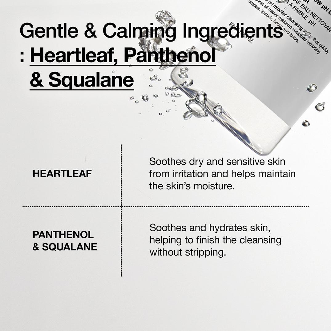 ANUA Heartleaf Low pH Deep Cleansing Water