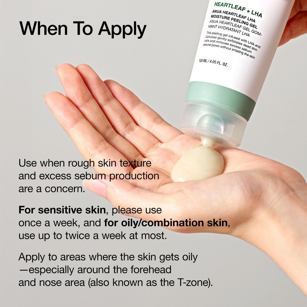 ANUA Heartleaf LHA Moisture Peeling Gel