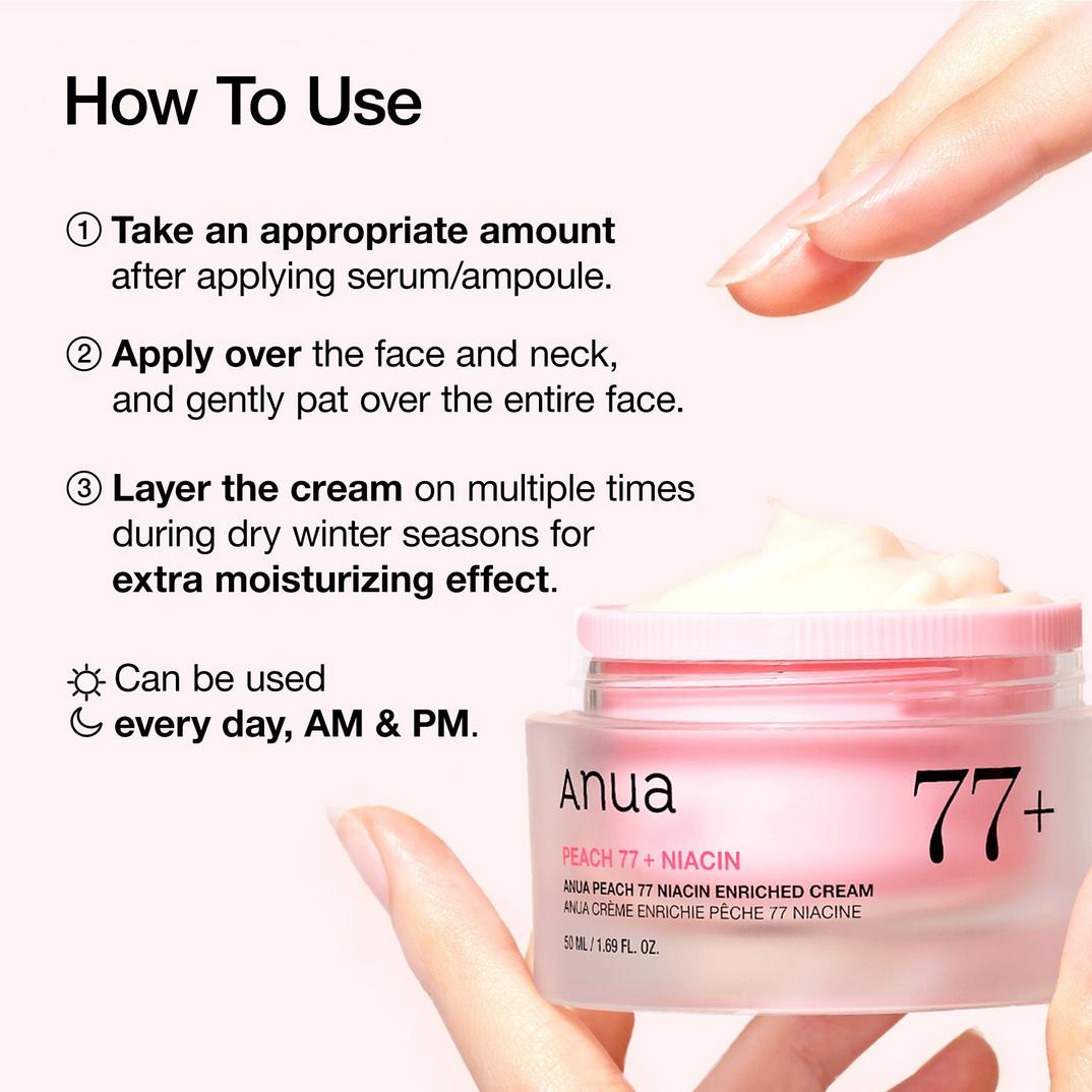ANUA Peach 77 Niacin Enriched Cream