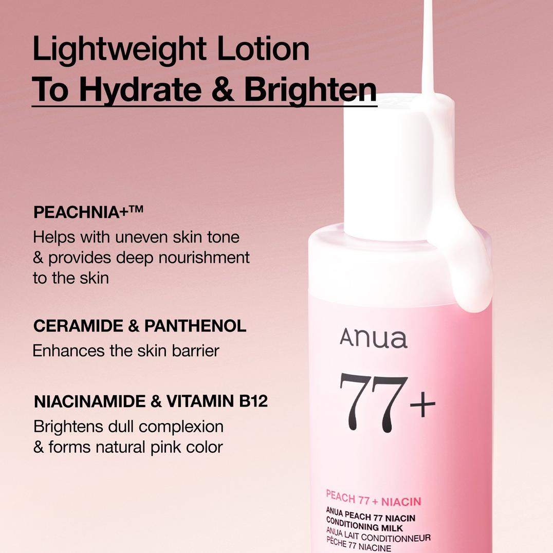 ANUA Peach 77 Niacin Conditioning Milk