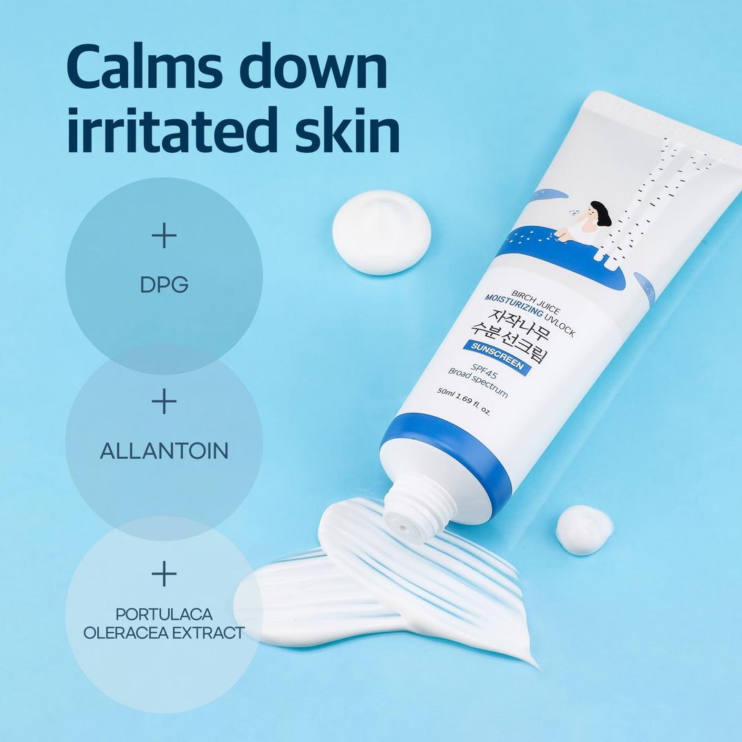 ROUND LAB Birch Juice Moisturizing UVLOCK SPF 45