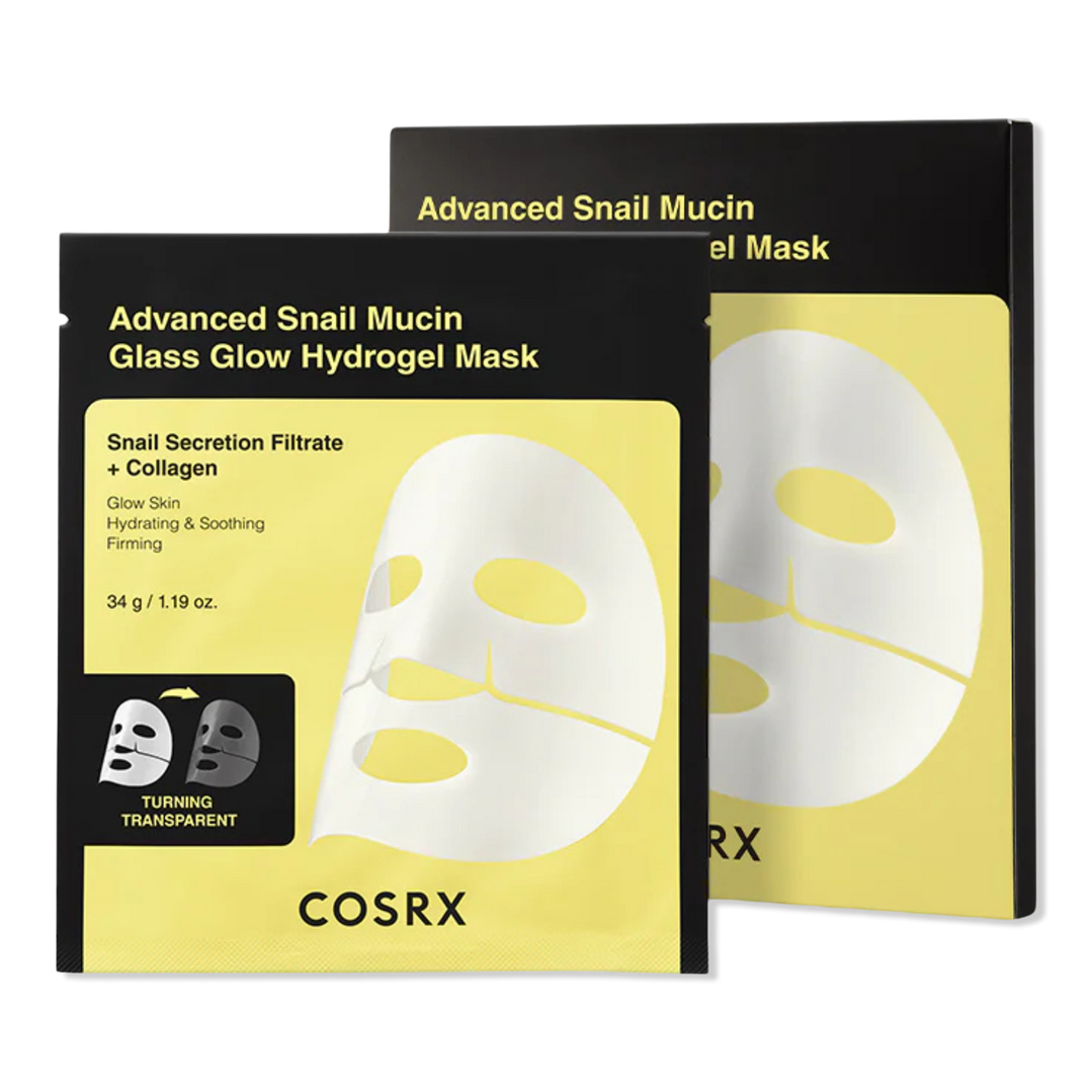 COSRX Advanced Snail Mucin Glass Glow Hydrogel Mask