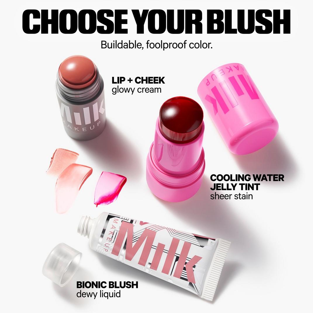 MILK MAKEUP Cooling Water Jelly Tint Lip + Cheek Blush Stain