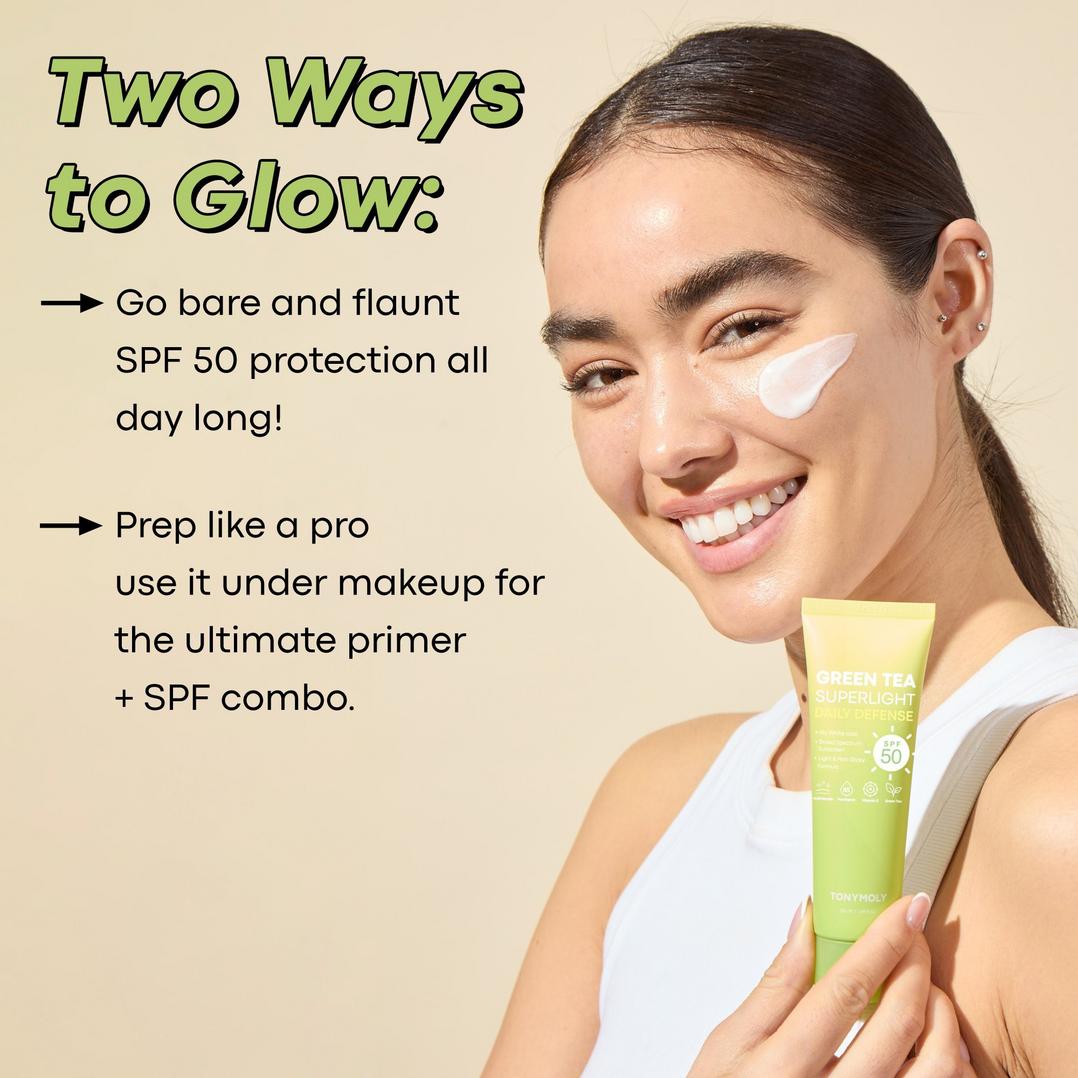 TONYMOLY Green Tea Superlight Daily Defense Sun Screen SPF 50