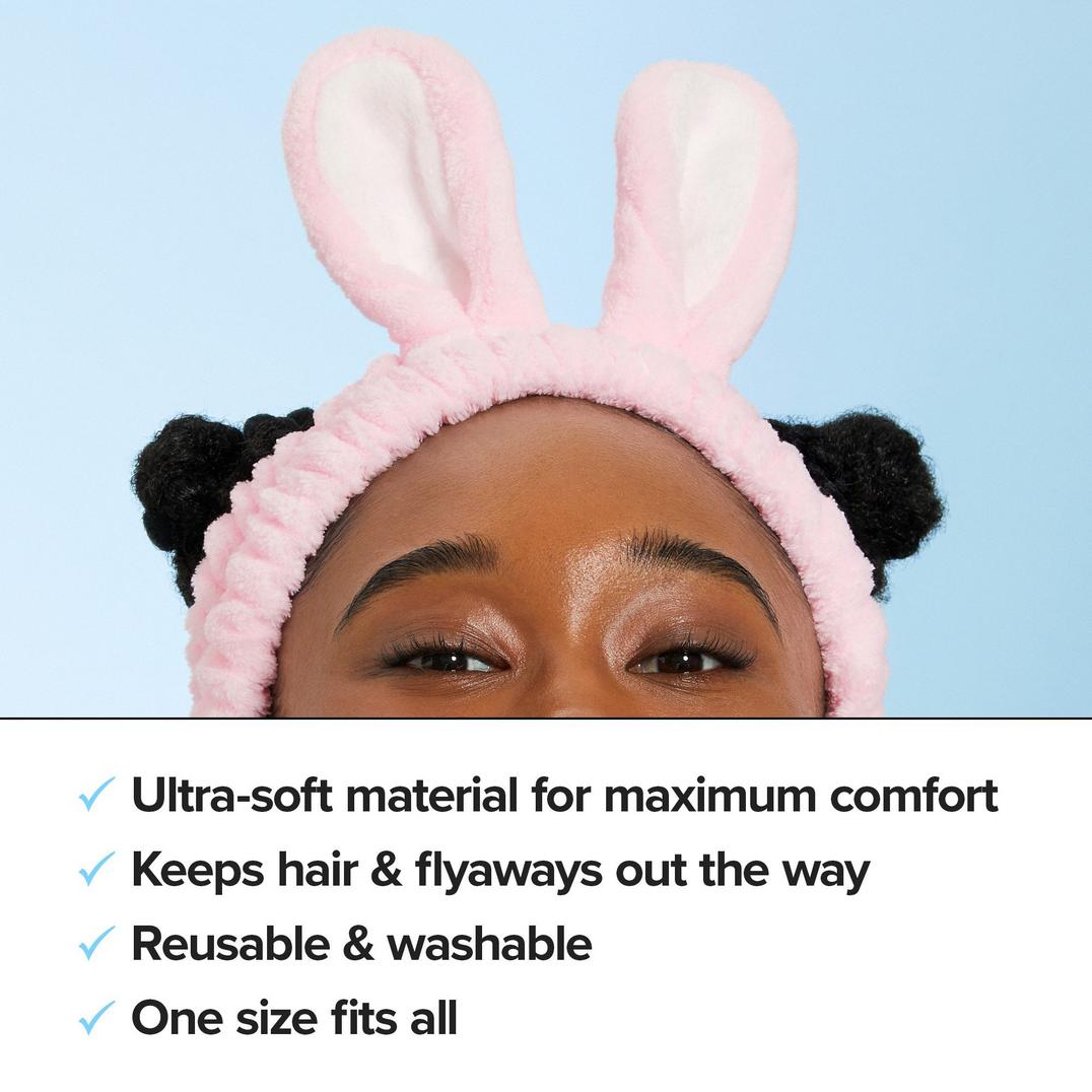 I Dew Care Bunny Beauty Routine Spa Headband