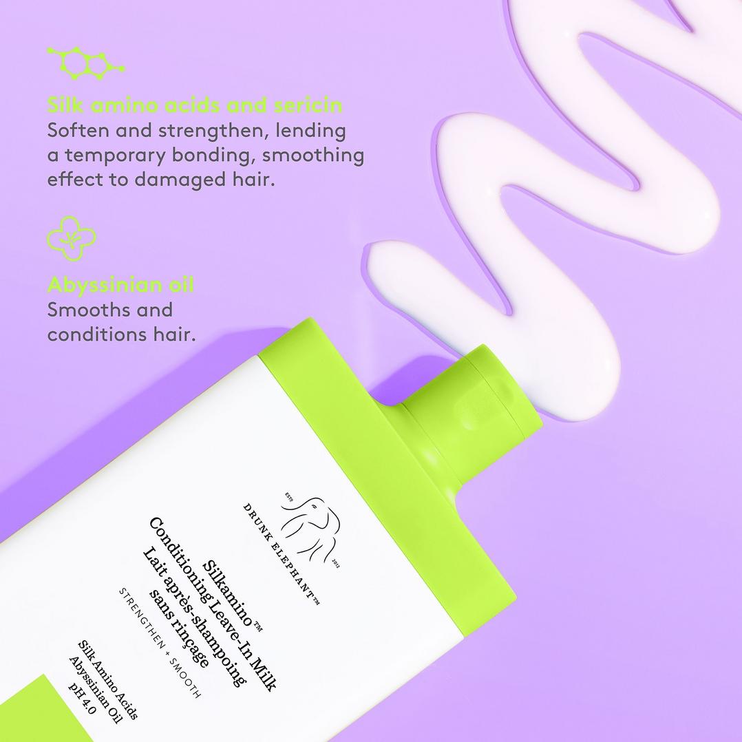 Drunk Elephant Silkamino Conditioning Leave-In Milk