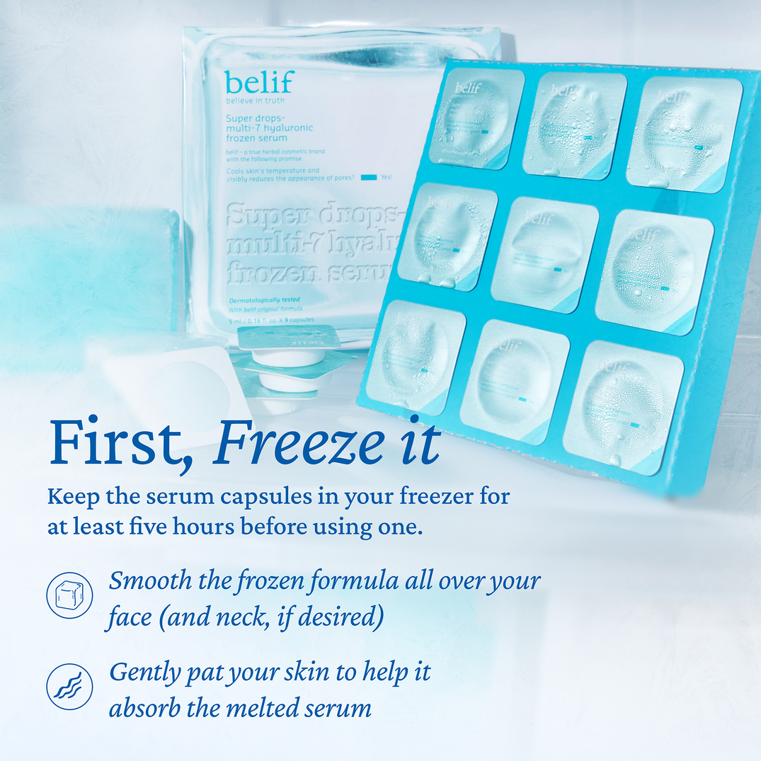 belif Super Drops Multi-7 Hyaluronic Frozen Serum