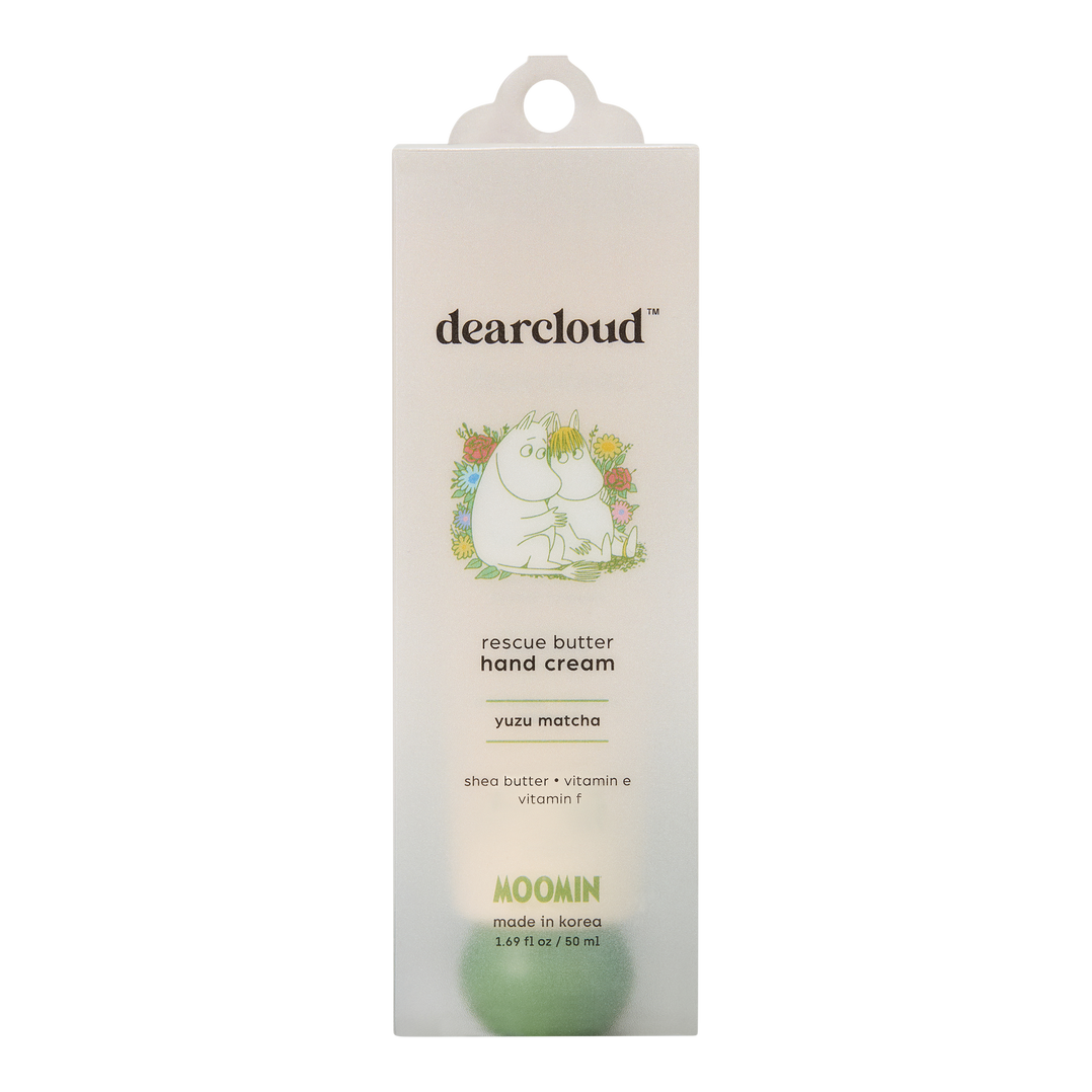 dearcloud Moomin: Rescue Butter Hand Cream - Yuzu Matcha