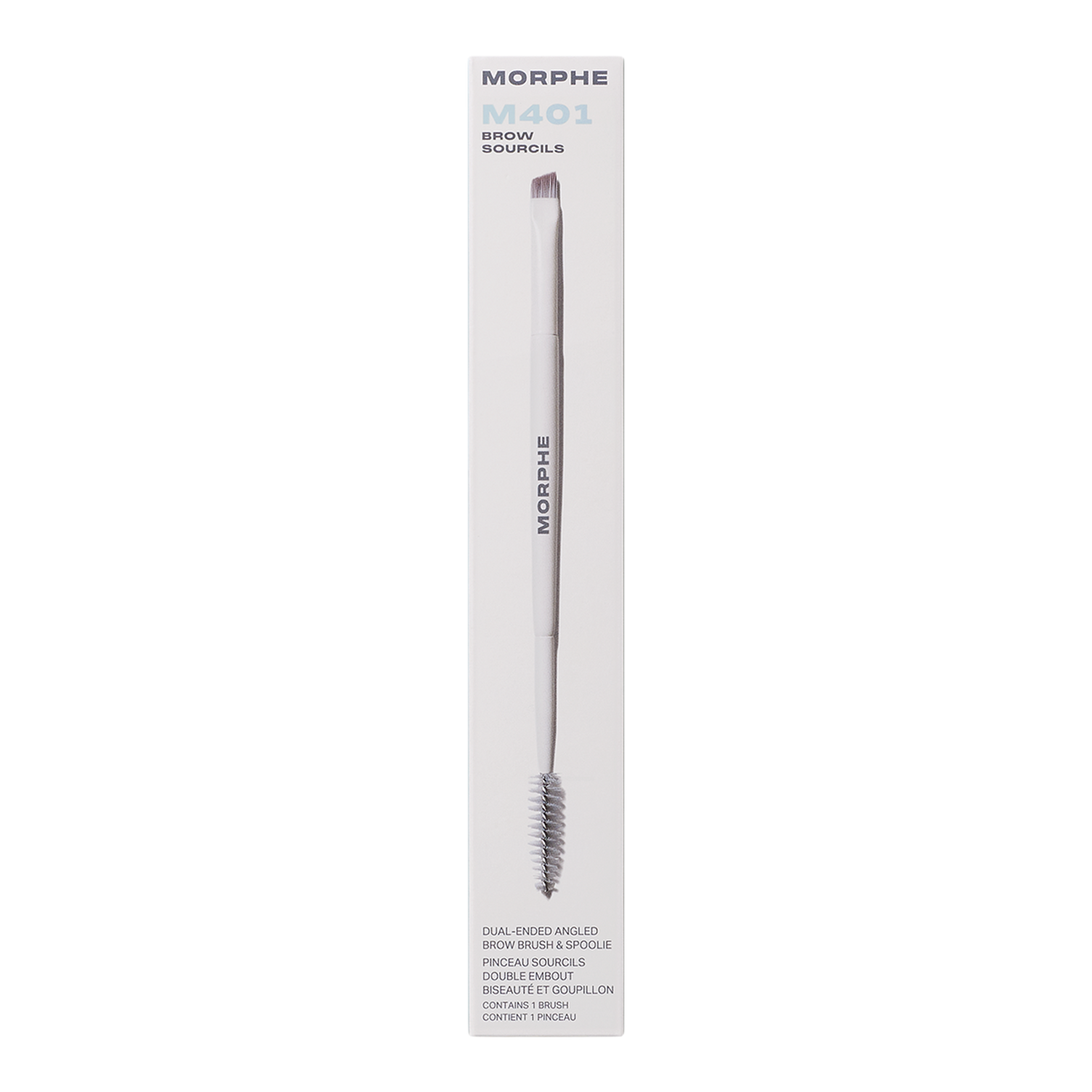 Morphe M401 Dual-Ended Angled Brow Brush & Spoolie