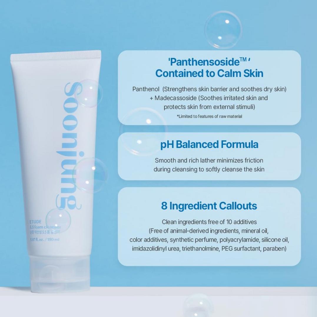 ETUDE Soonjung 5.5 Foam Cleanser