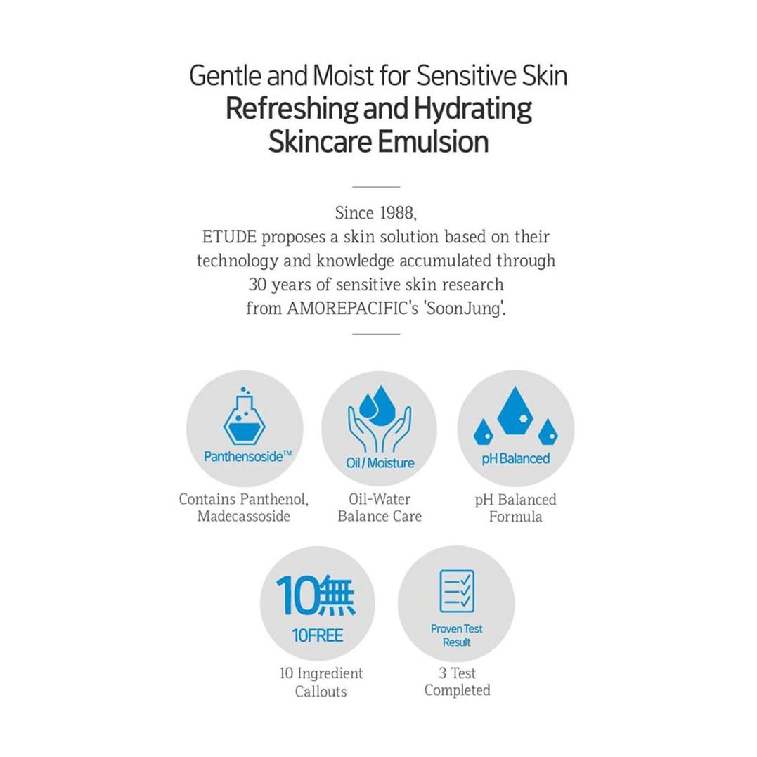 ETUDE Soonjung 10 Free Moist Emulsion