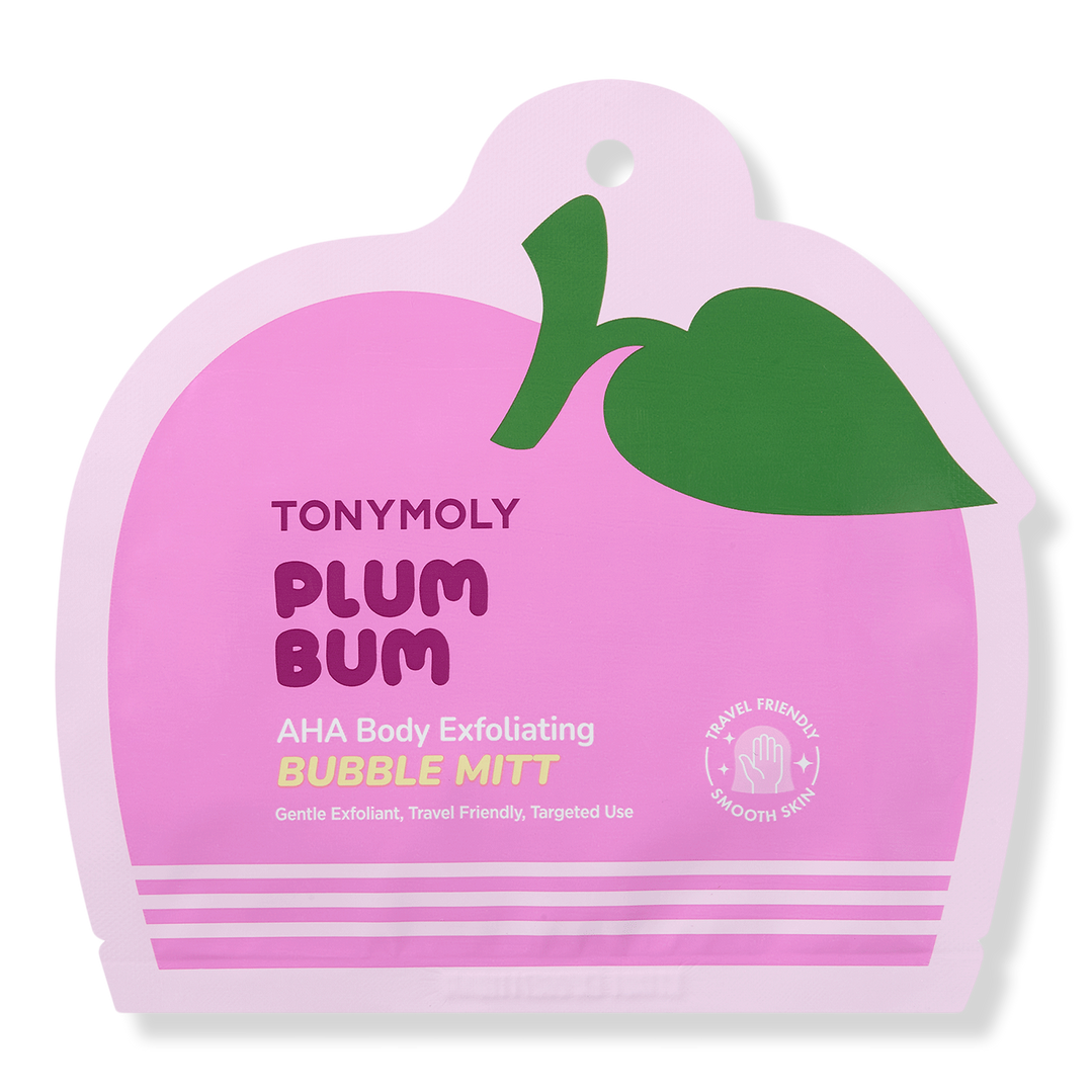 TONYMOLY Plum Bum AHA Body Exfoliating Mitt
