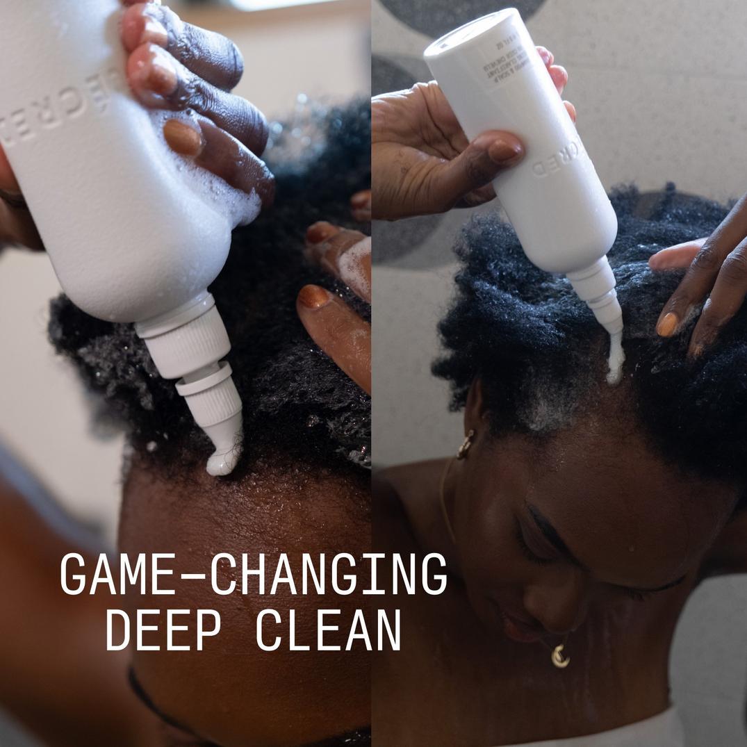 Cecred Clarifying Shampoo & Scalp Scrub, sole