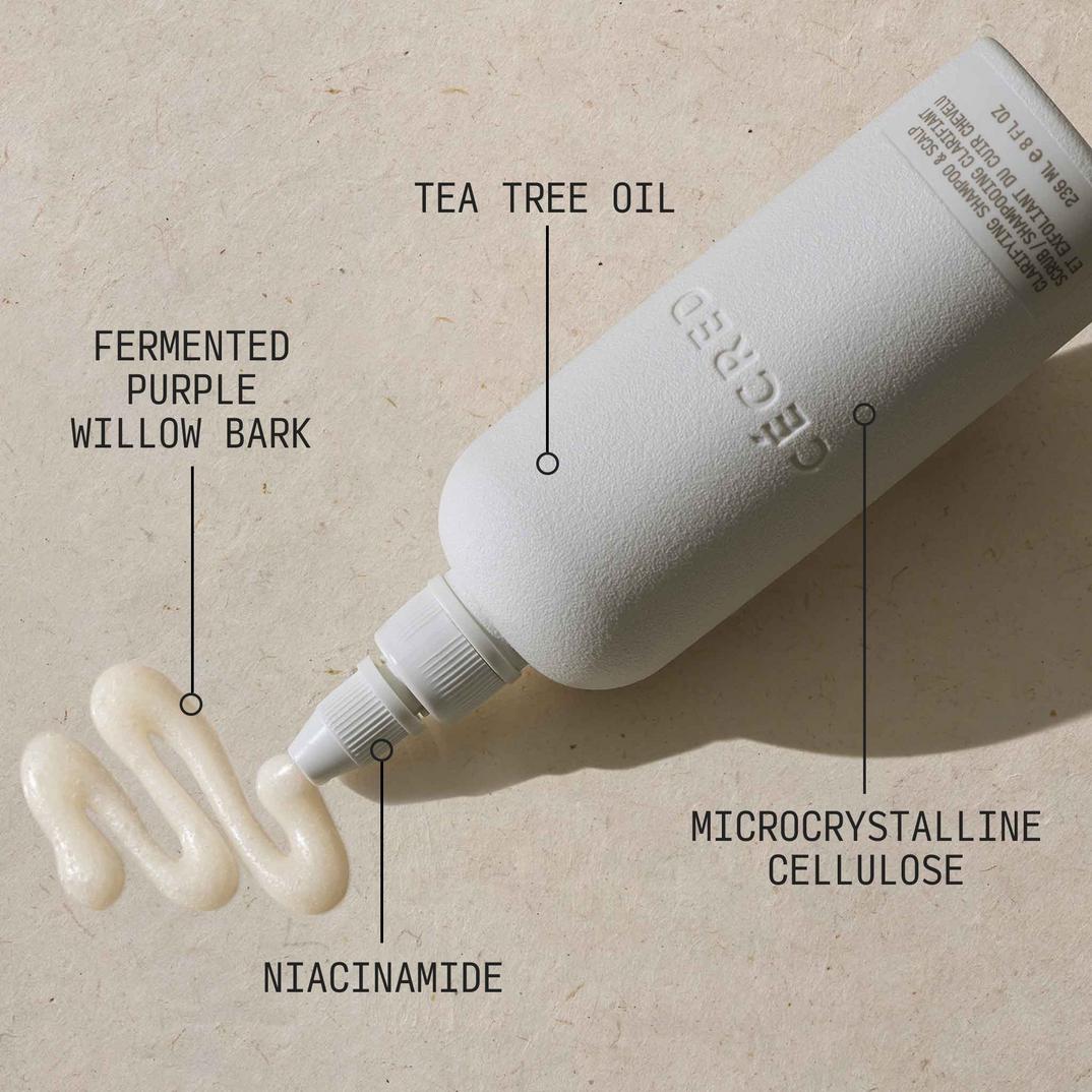 Cecred Clarifying Shampoo & Scalp Scrub, detail