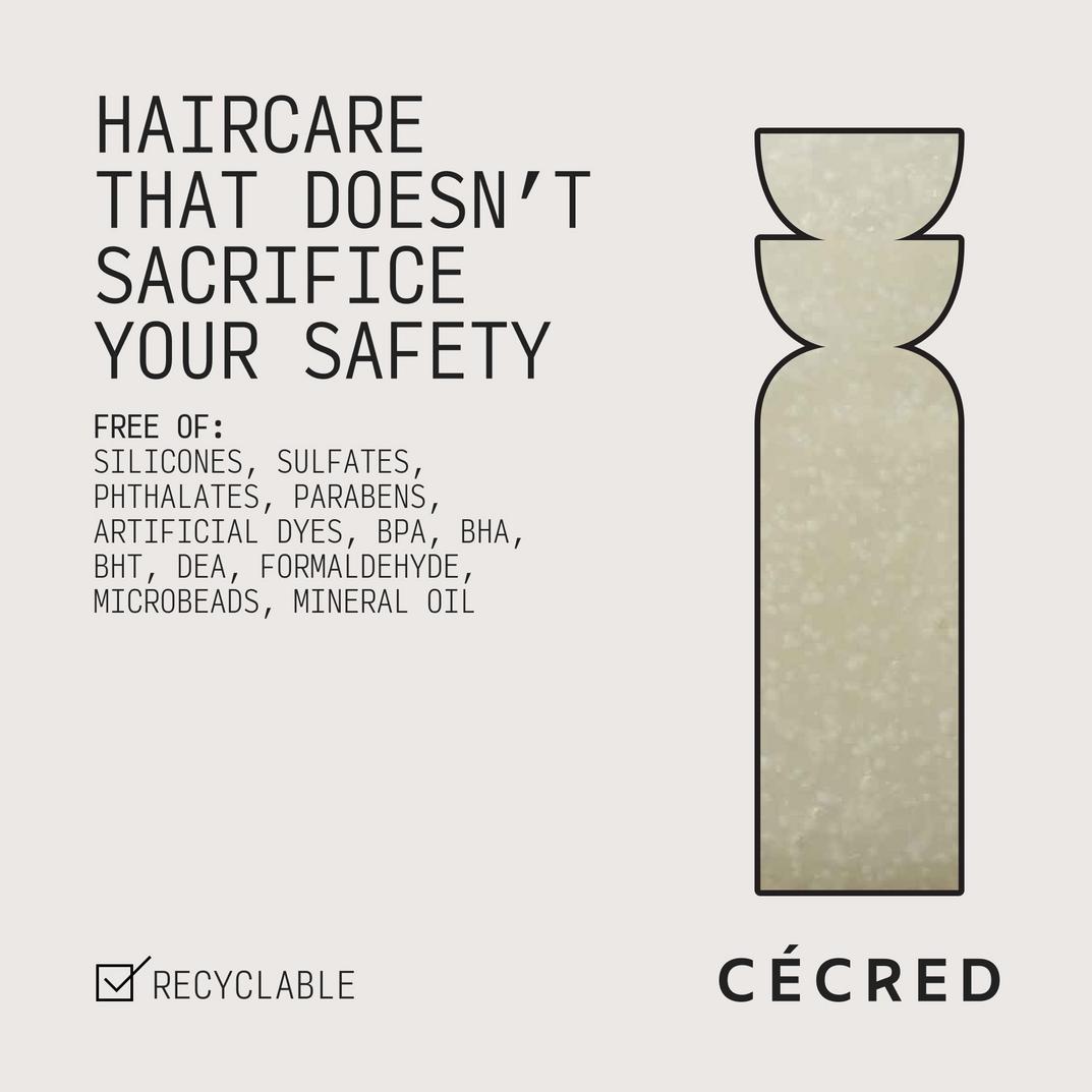 Cecred Clarifying Shampoo & Scalp Scrub, detail 1