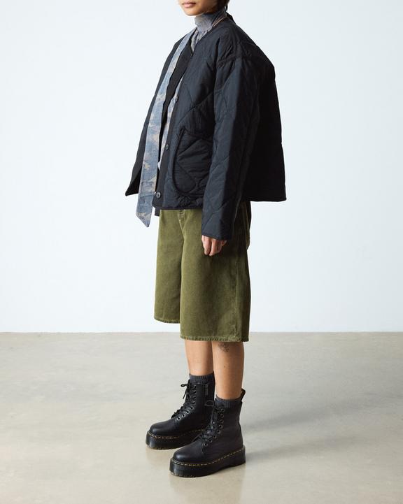 Dr Martens Jadon Iii Boot Pisa Leather Platforms - Black