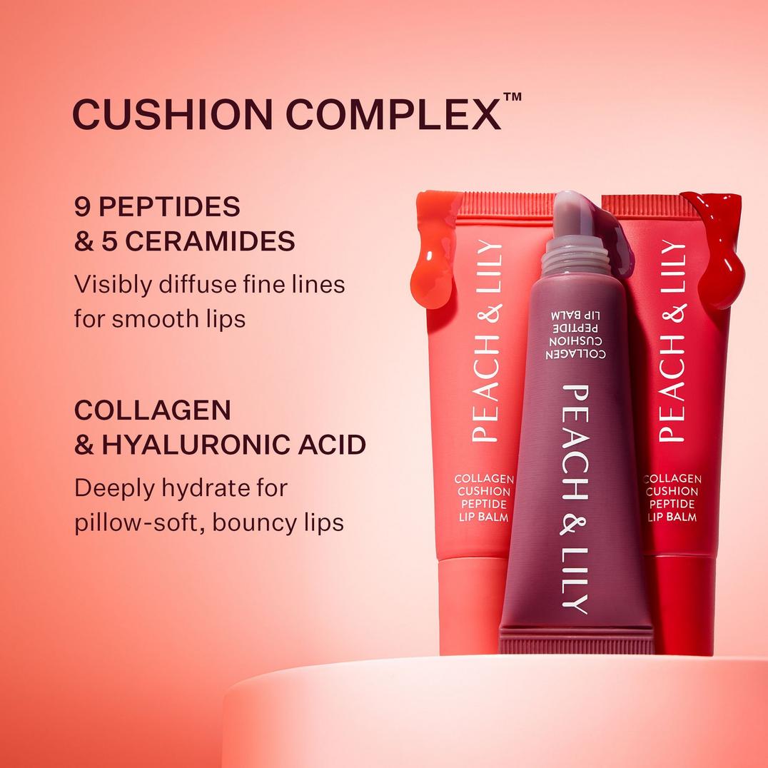 PEACH & LILY Collagen Cushion Lip Trio