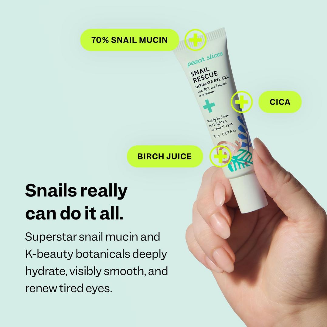 Peach Slices Snail Rescue Ultimate Eye Gel
