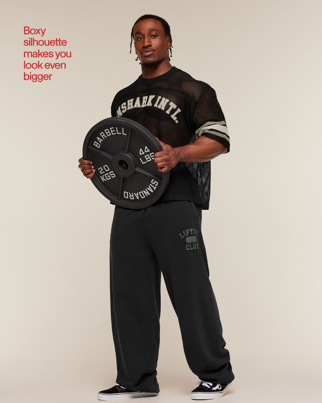 Gymshark Collective Mesh Contrast Jersey Black