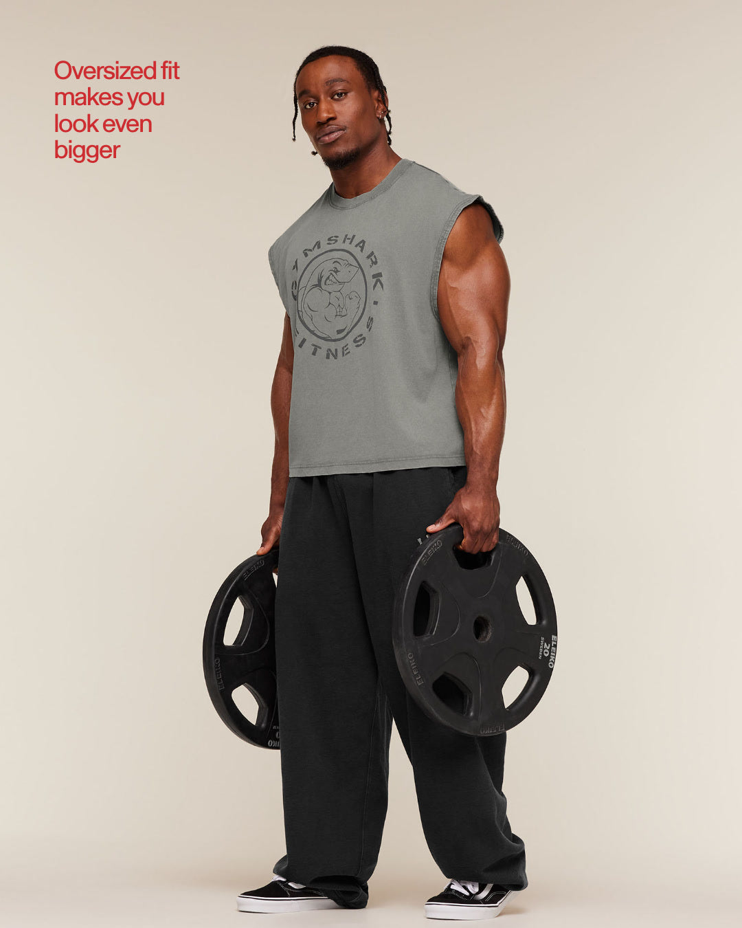 Gymshark Vintage Legacy Tank Ash Grey