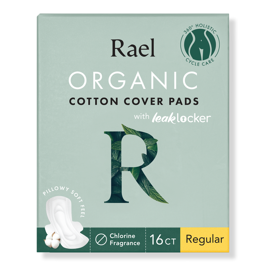 Rael Regular Organic Cotton Cover Pads With Wings