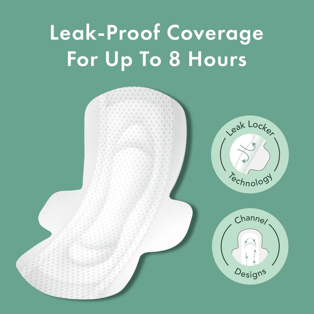 Rael Regular Organic Cotton Cover Pads With Wings