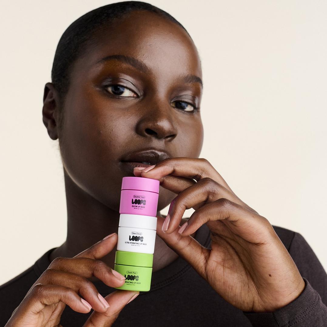 LOOPS Luxe Lips Trio Mini Lip Mask 3 Piece Variety Set