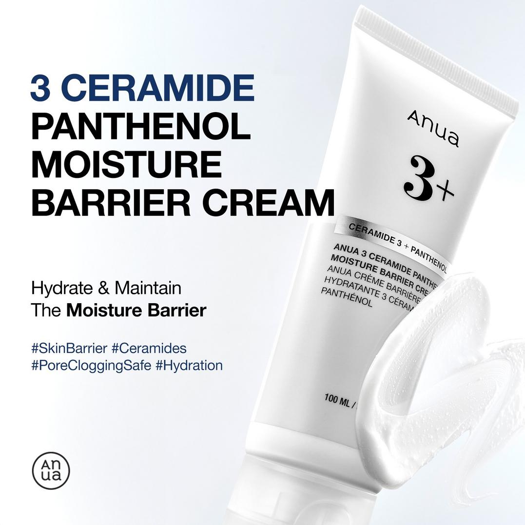 ANUA 3 Ceramide Panthenol Moisture Barrier Cream