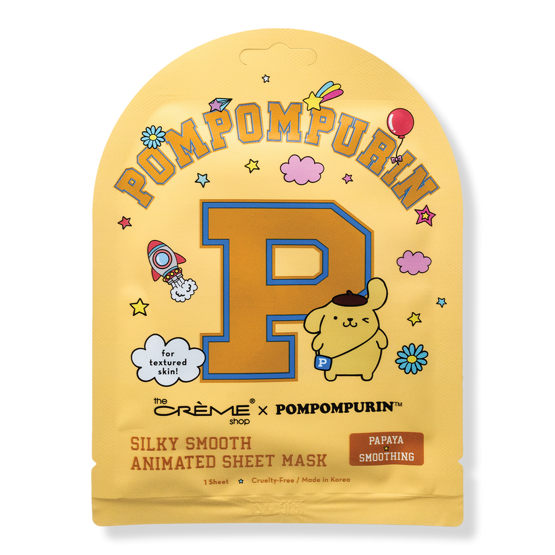 The Crme Shop Pompompurin Silky Smooth Animated Sheet Mask