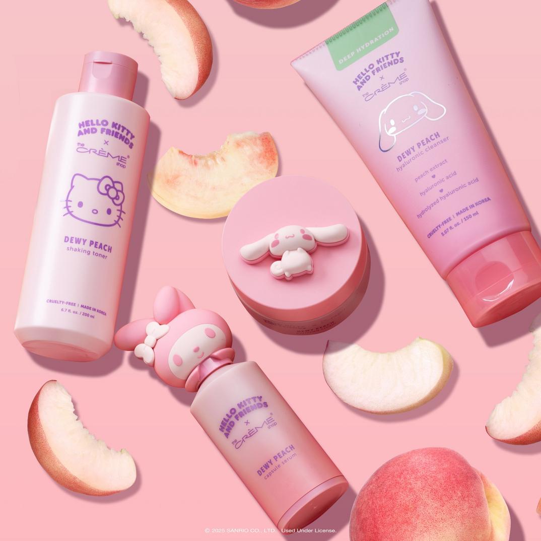 The Crme Shop Hello Kitty and Friends Dewy Peachy Hyaluronic Cleanser