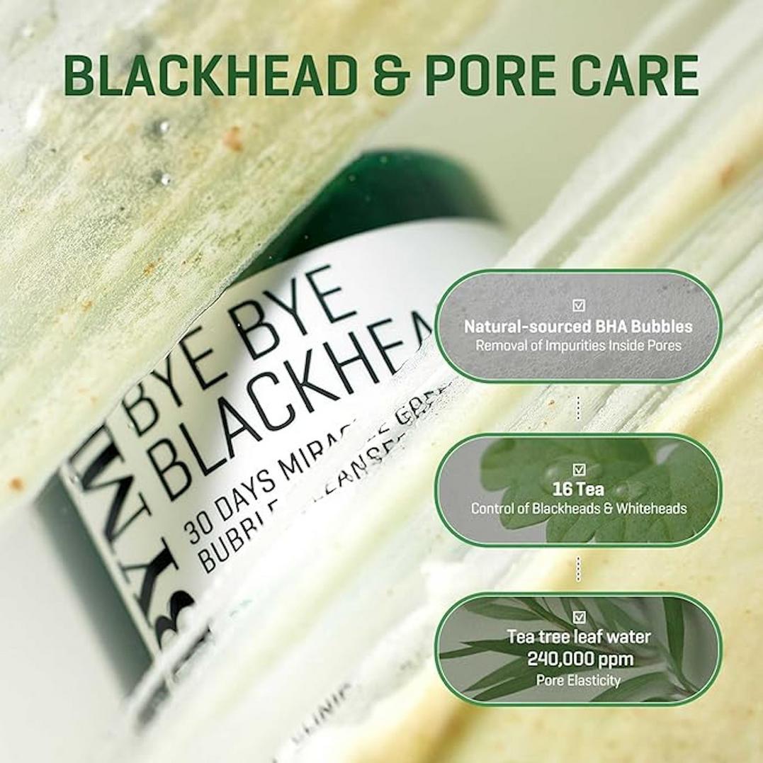 SOME BY MI Bye Bye Blackhead Green Tea Tox Bubble Cleanser