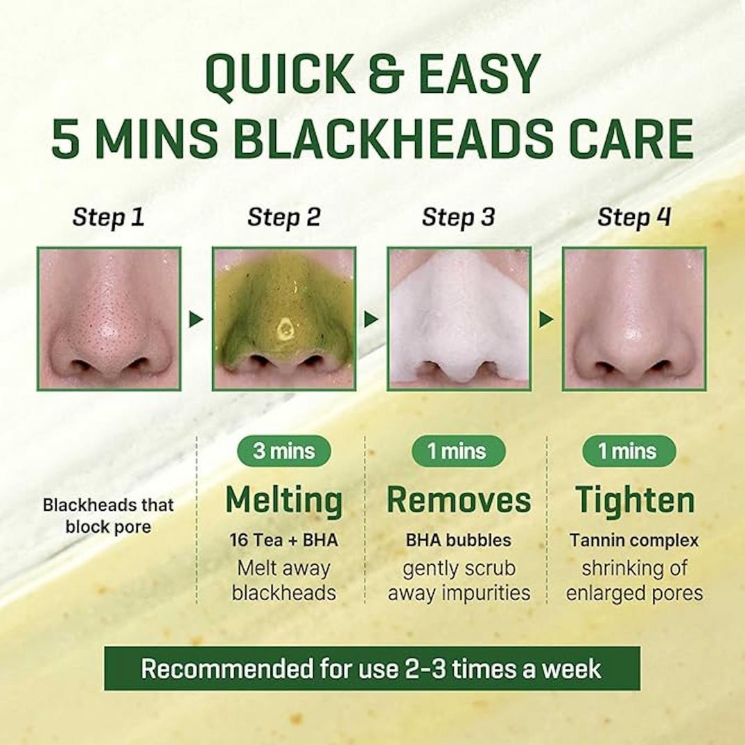 SOME BY MI Bye Bye Blackhead Green Tea Tox Bubble Cleanser