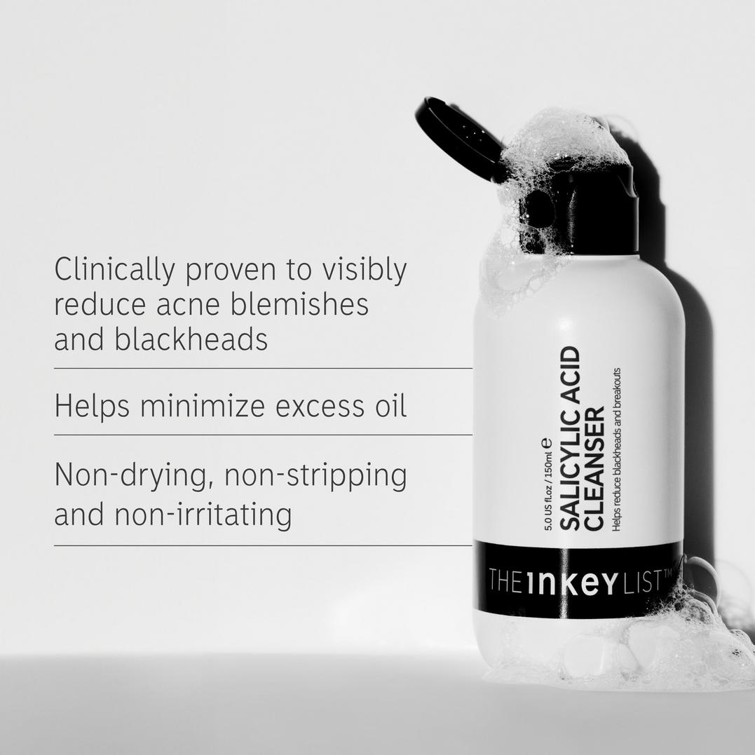 The INKEY List Salicylic Acid Acne + Blackhead Cleanser