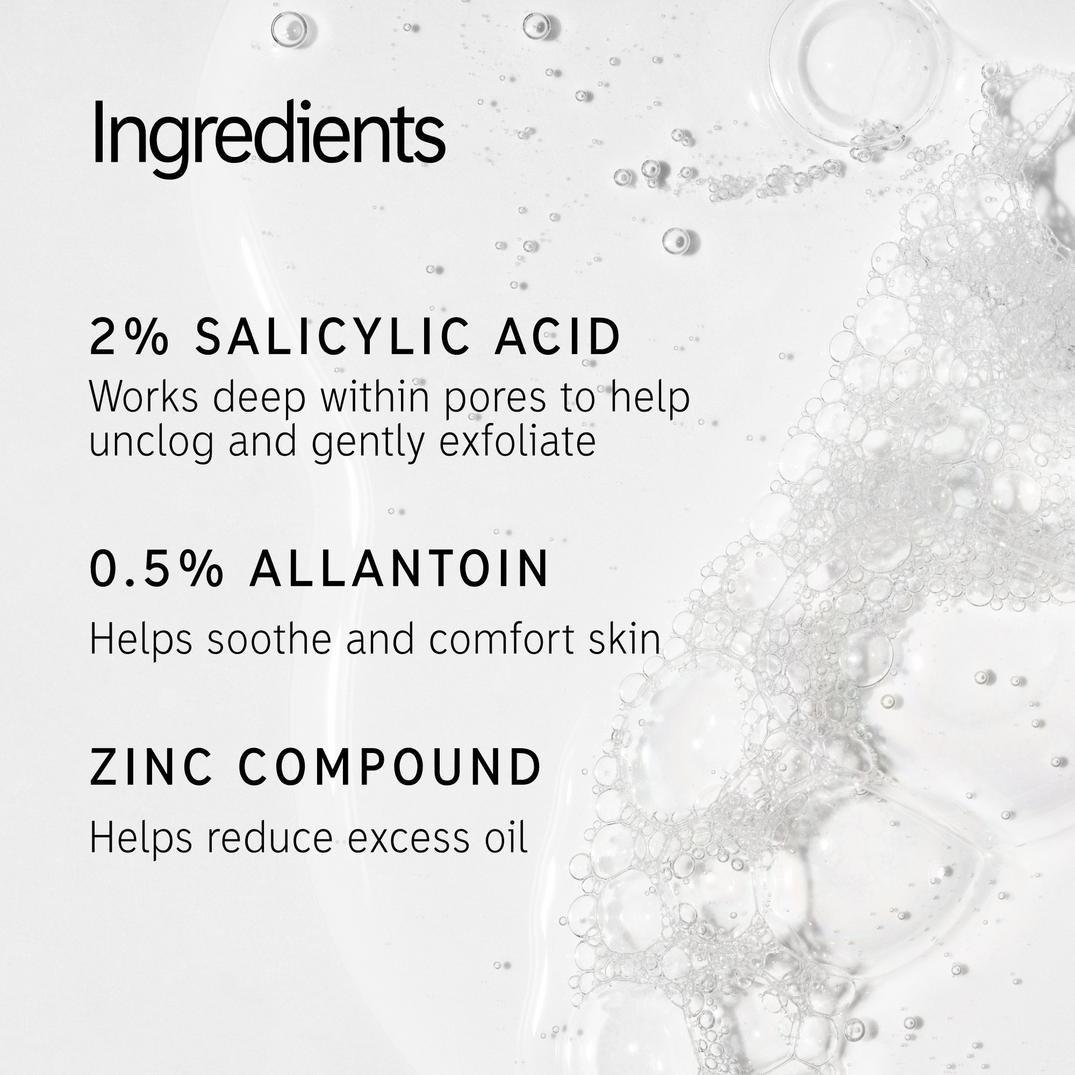 The INKEY List Salicylic Acid Acne + Blackhead Cleanser