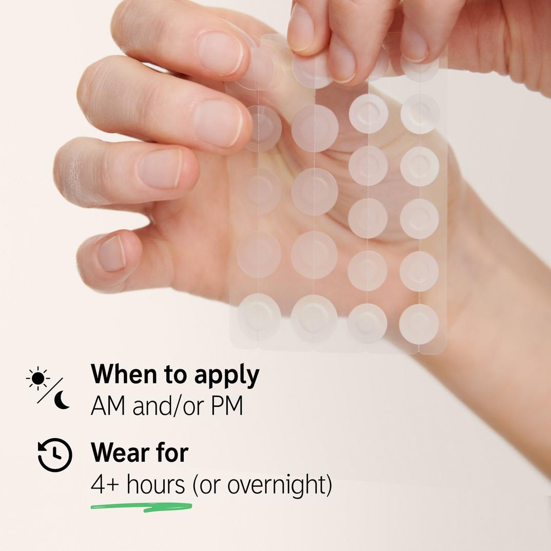 The INKEY List Hydrocolloid Invisible Pimple Patches + Salicylic Acid