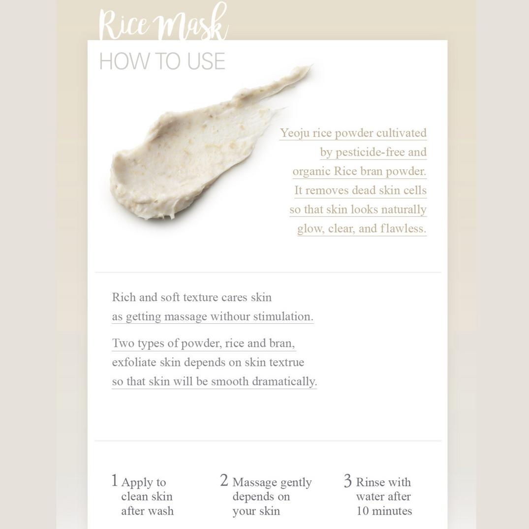 I'm From Rice Mask